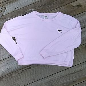 PINK long sleeve, loose fit, crop top. MED…